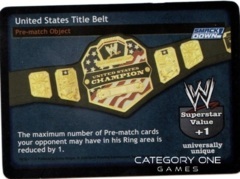 United States Title Belt